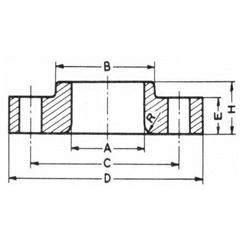 ASME B16.5 Lap Joint Flanges Dimensions