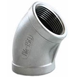 ASTM A182 Incoloy Threaded / Screwed 45 Deg Elbow