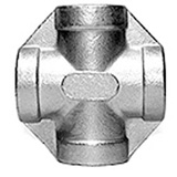 Unequal Cross Socket Weld Fittings, Stainless Steel, Carbon Steel